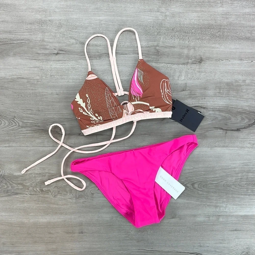 ☀️HURLEY☀️RIP CURL☀️ QD DOMINO SURF TOP BRIGHTS GOOD PANT BIKINI